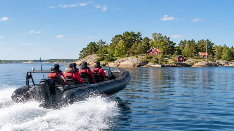 2-timmars RIB-snabbbåtstur i skärgården